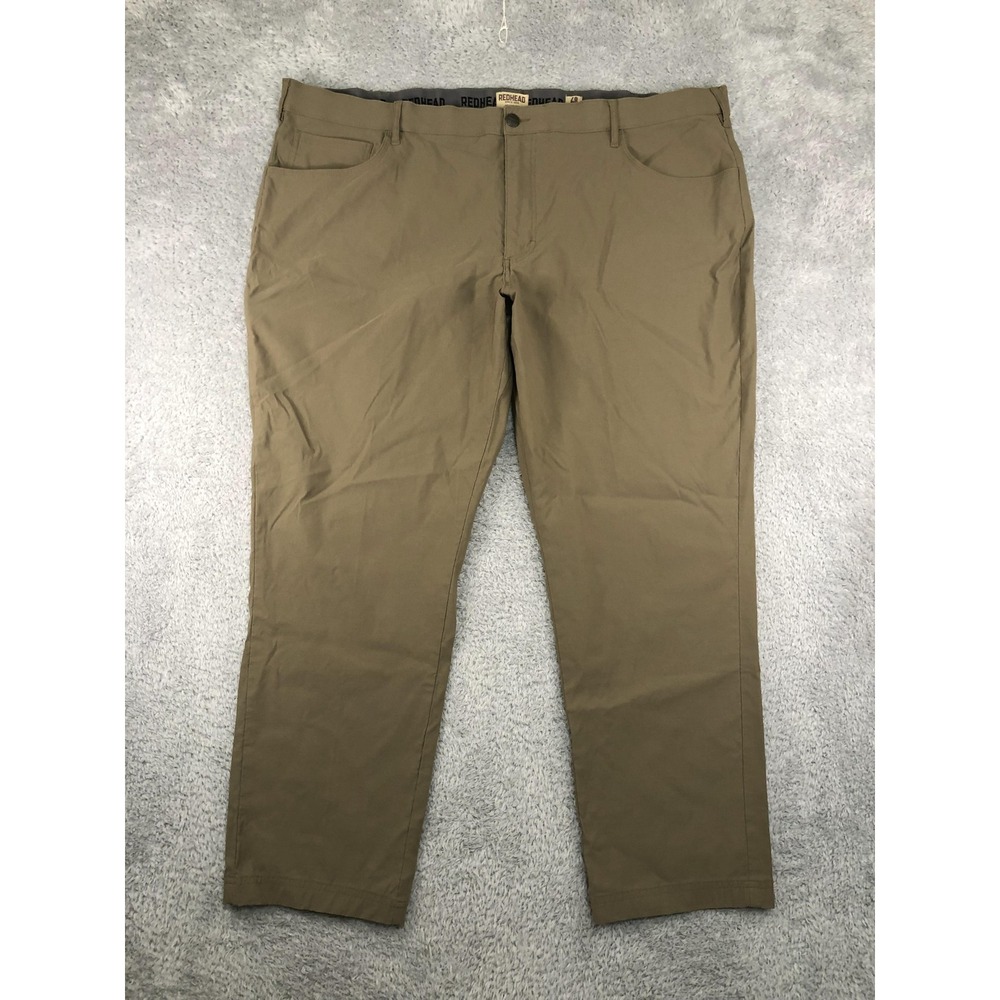 RedHead Pants Men 48x30 Brown Cargo Utility Outdoor Nylon